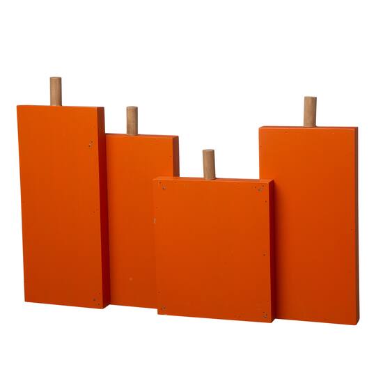Glitzhome® 20" Halloween Wooden Boo Standing Décor